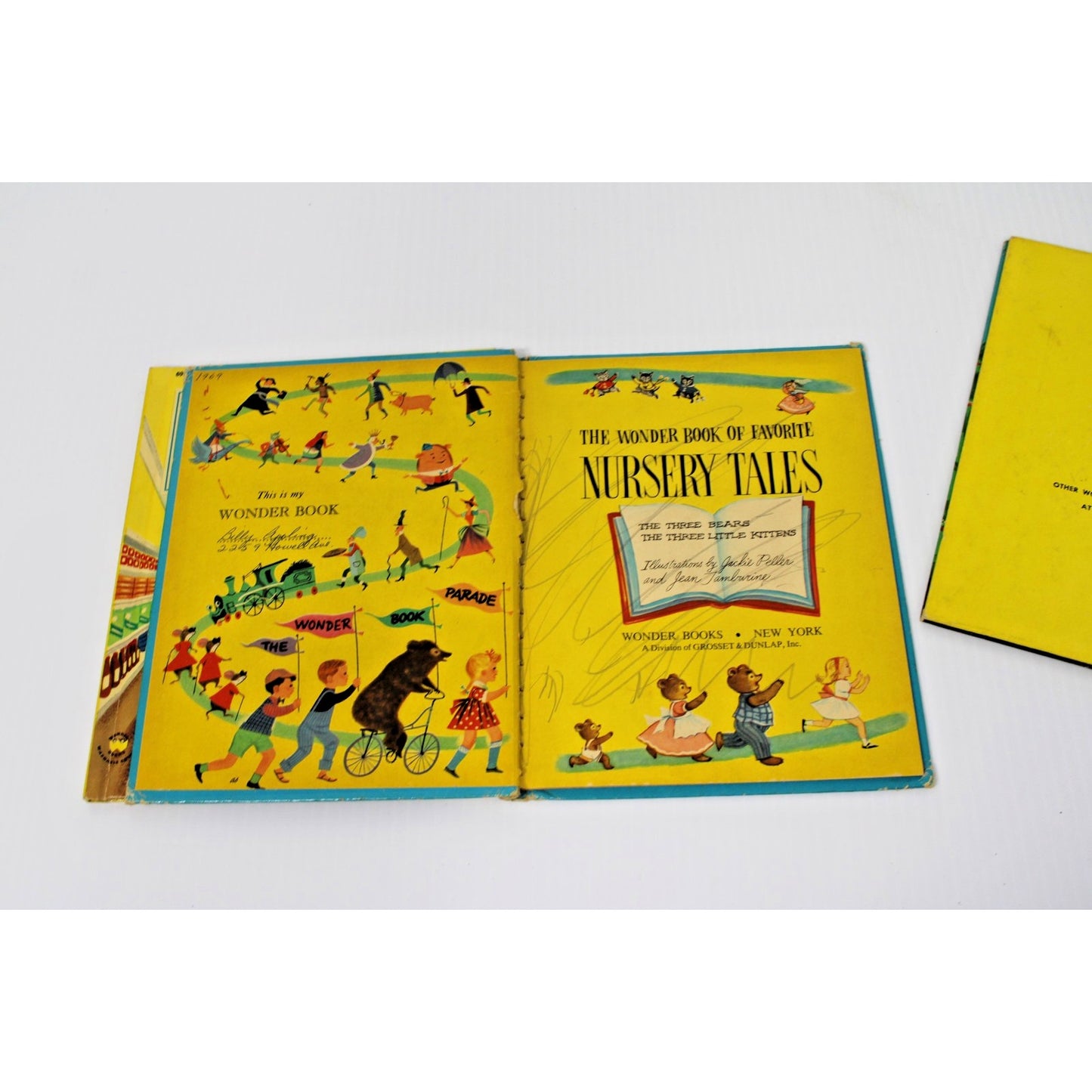 3 Vintage Children's Wonder Books- Classic Kids' Stories, Baby Gift, Nursery