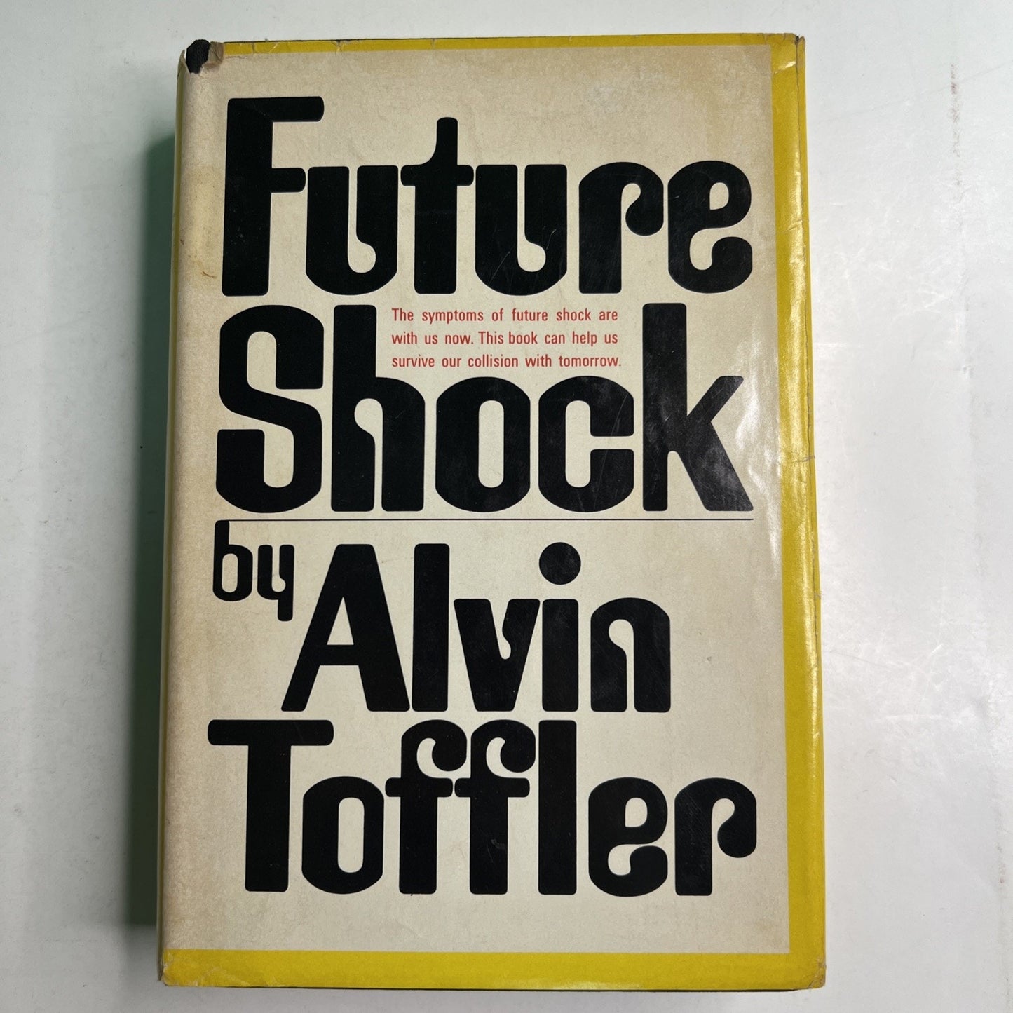 Future Shock 1970 Alvin Toffler HC DJ Book BCE Random House Sci Fi Dystopian