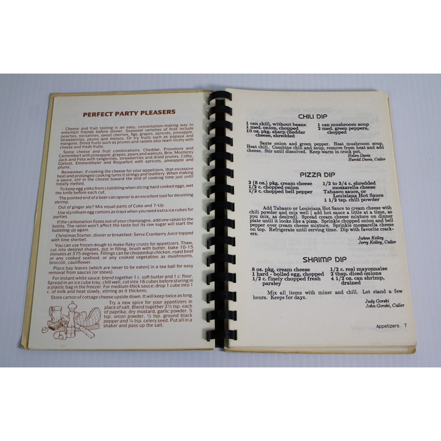 Vintage Callin' Cuein' Cookin' North Texas Callers Assoc. Square Dance Cookbook