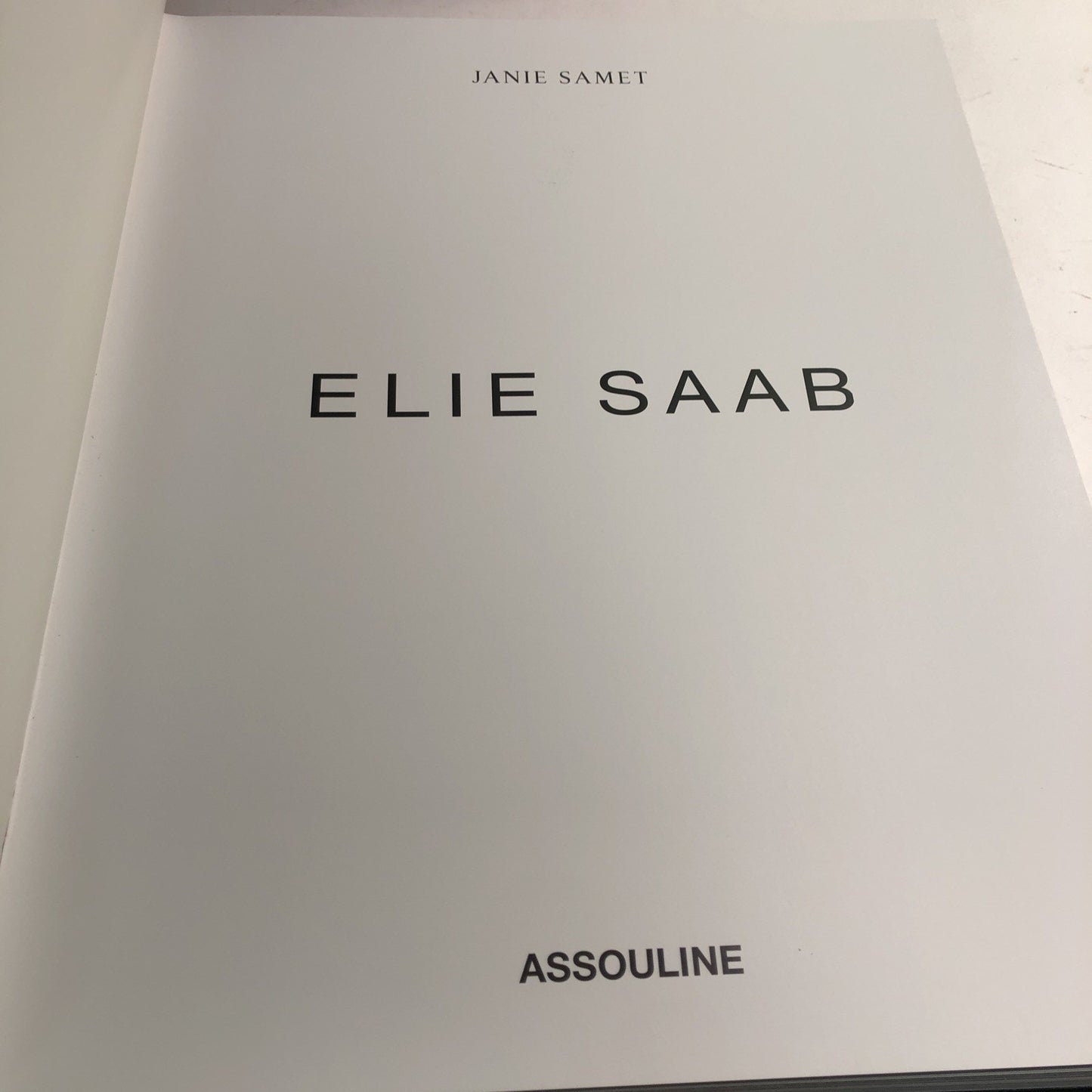 2013 Elie Saab by Janie Samet Hardcover Slipcase Haute Couture Assouline