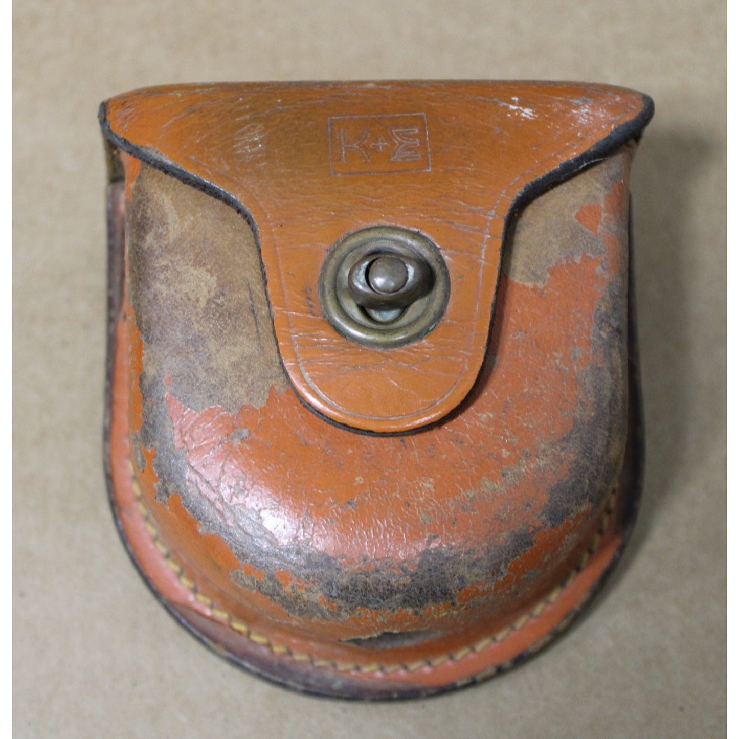 US Civil Engineer Corps Handheld Compass & Leather Case, Keuffel & Esser Co.