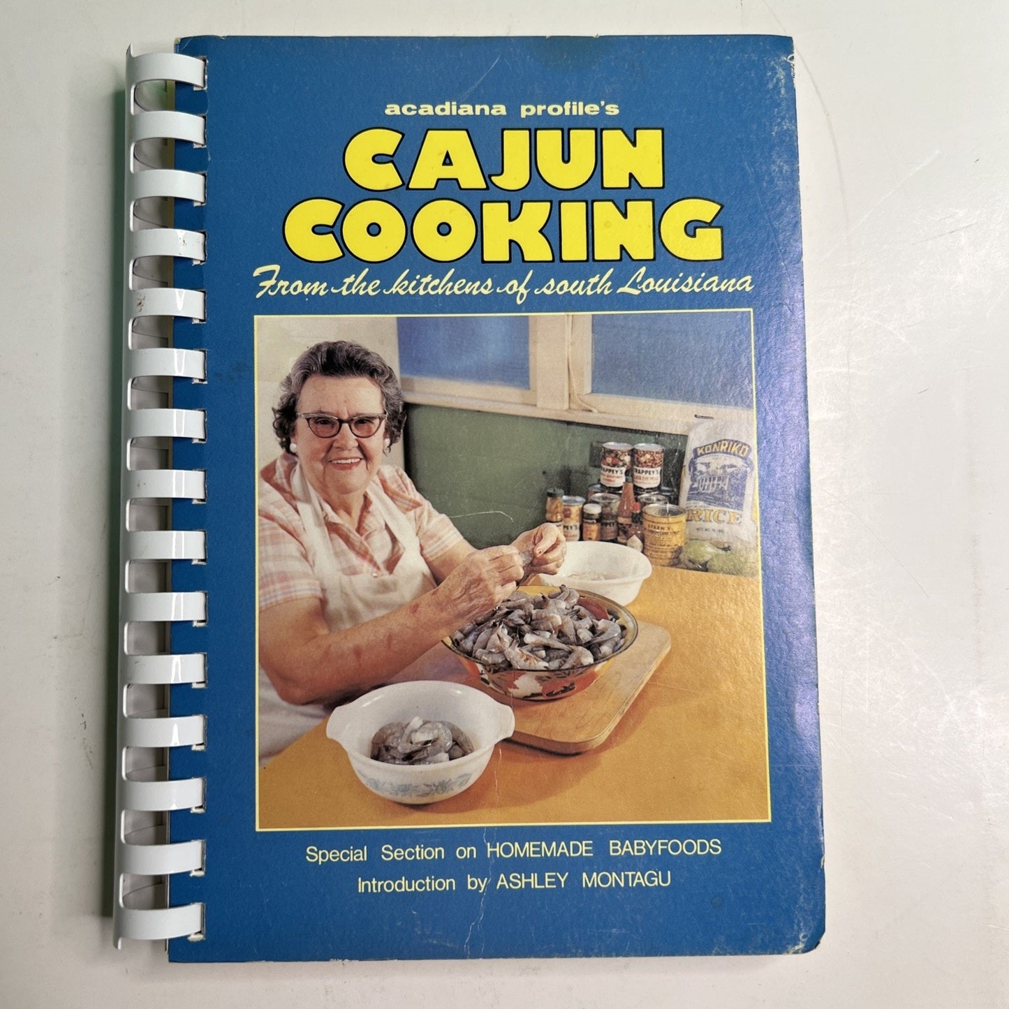 Acadiana Profile’s CAJUN COOKING South Louisiana Ashley Montagu 1980 Spiral