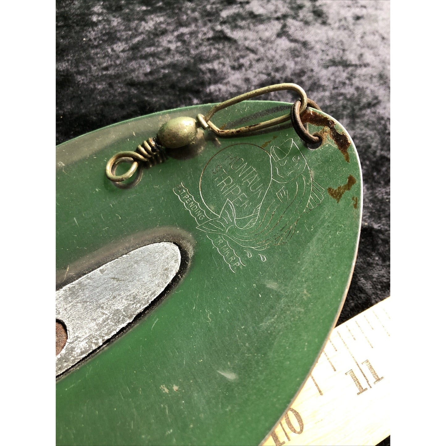 Vintage Montauk Striper Pet Spoon Deep Sea Fishing Lure 12”