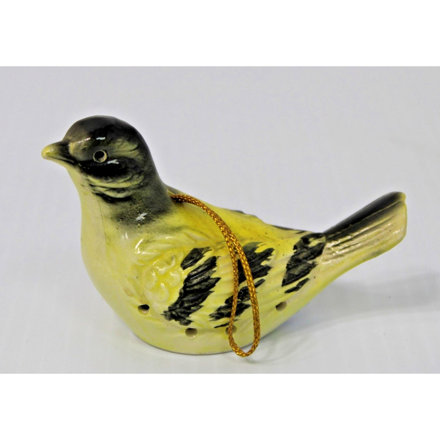 Vintage I.W. Rice & Co. Goldfinch Hanging Ornament/ Sachet- Irice Import- Japan