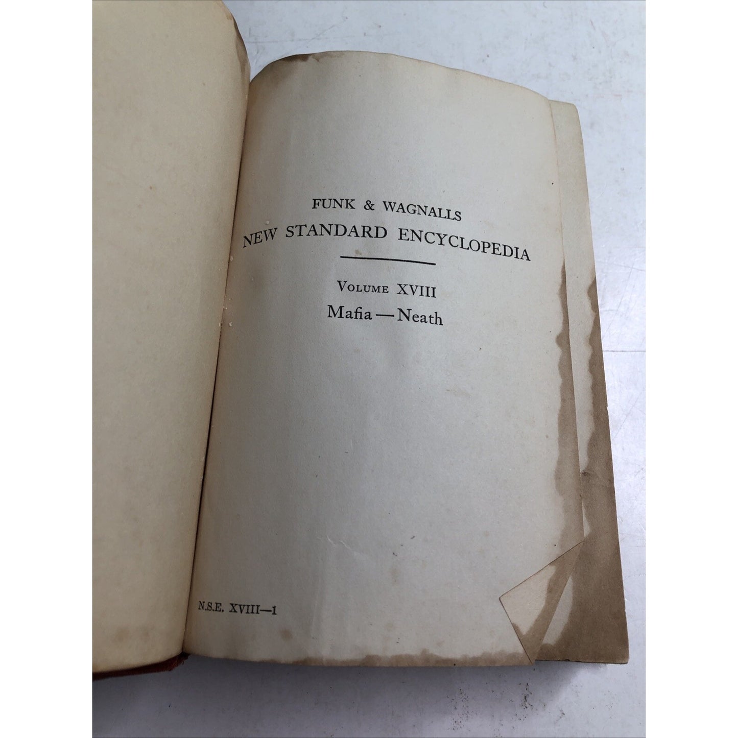 1931 Funk & Wagnalls New Standard Encyclopedia Volume XVIII Only Frank Vizetelly