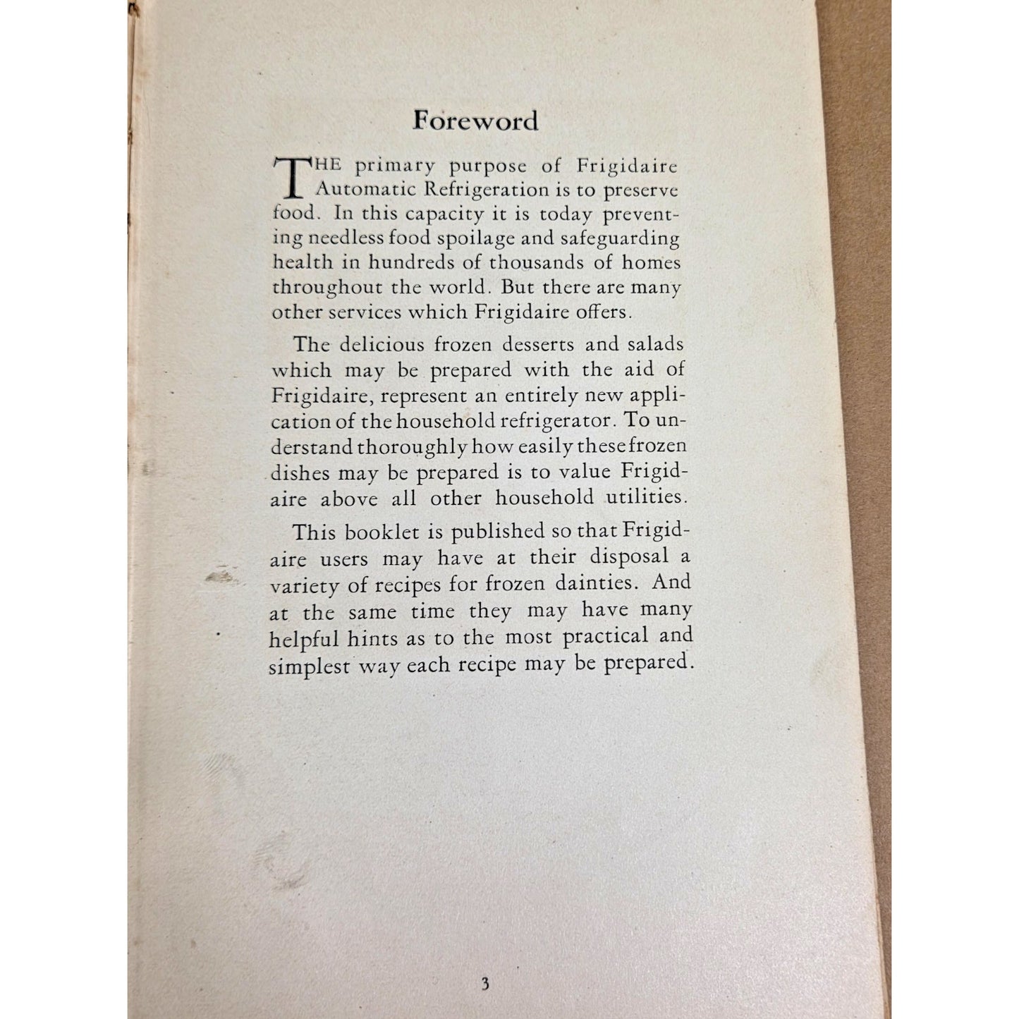 Vintage 1928 Frigidaire Recipes Cookbook - Art Deco Illustrations Ephemera