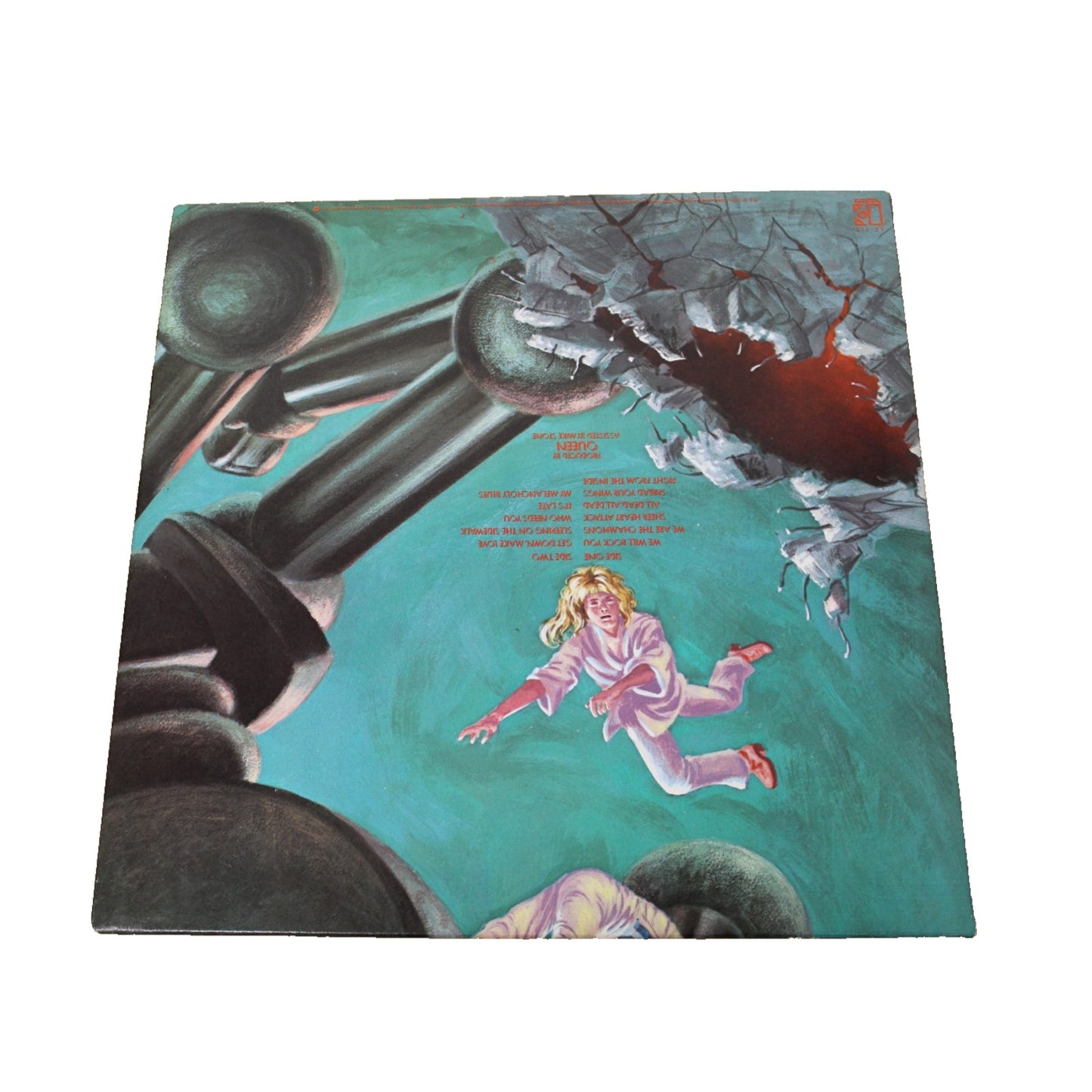 Queen- News of the World, 1977 Electra 6E-112 Gatefold Lyrics Sleeve- NM/NM!