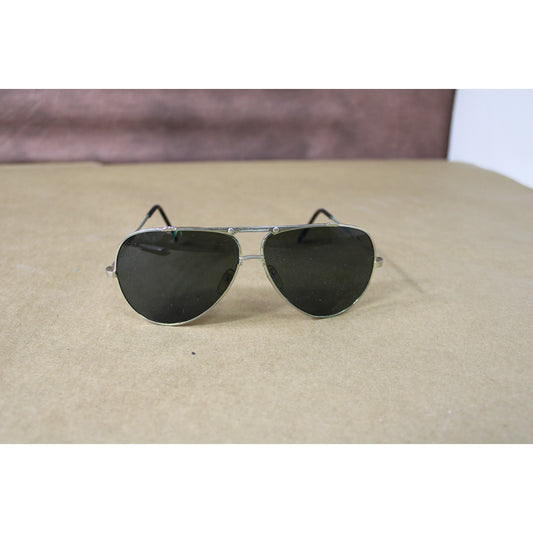 Vintage Aviator Sunglasses Etched Details, No Lens Scratchs