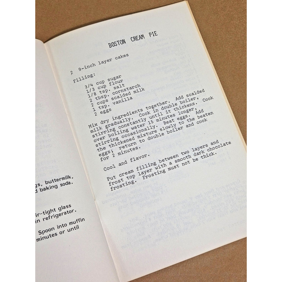 Vintage Old North Church Boston Cook Book | New England Recipes Dorothy Larson