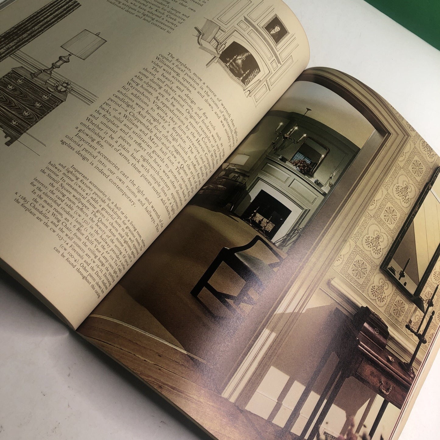 Williamsburg Reproductions Interior Designs Today's Living 1973 PB Craft House