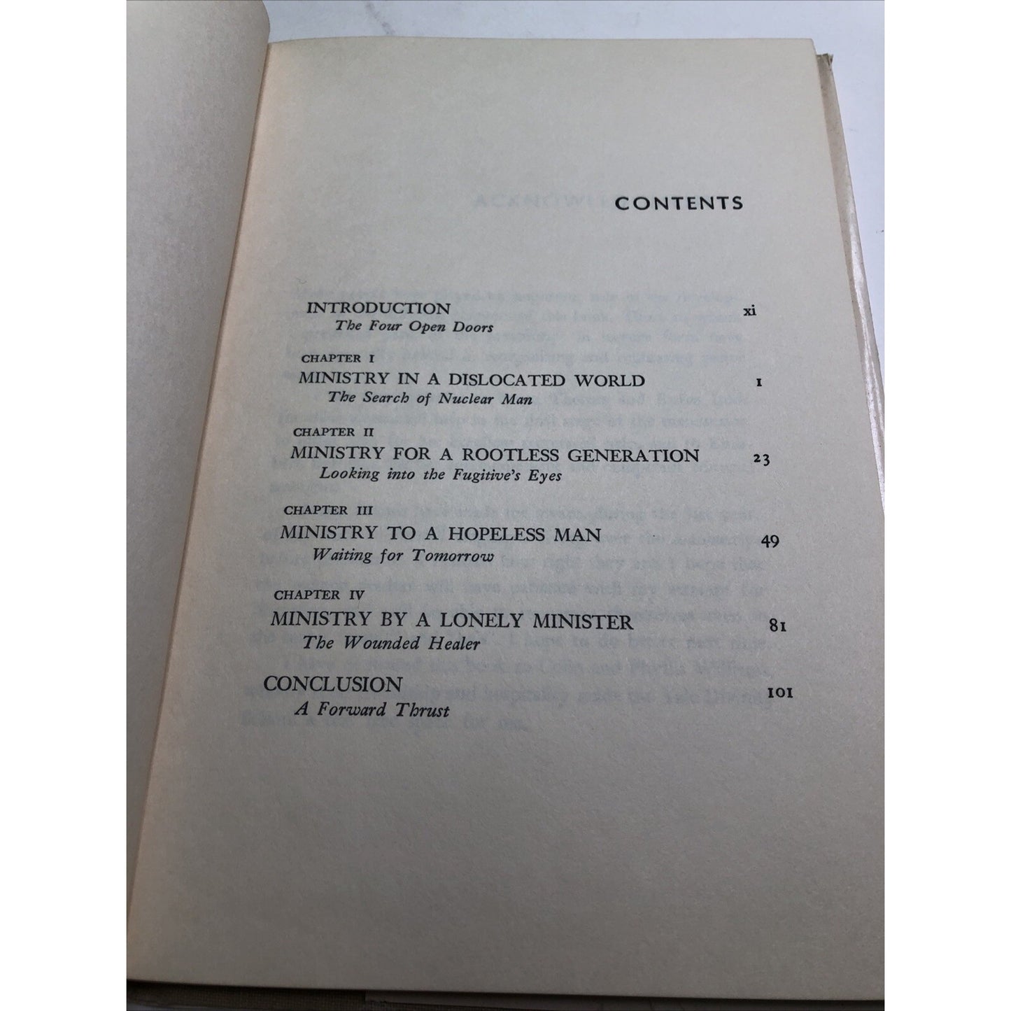 THE WOUNDED HEALER: MINISTRY IN CONTEMPORARY SOCIETY By Henri J. M Nouwen 1972