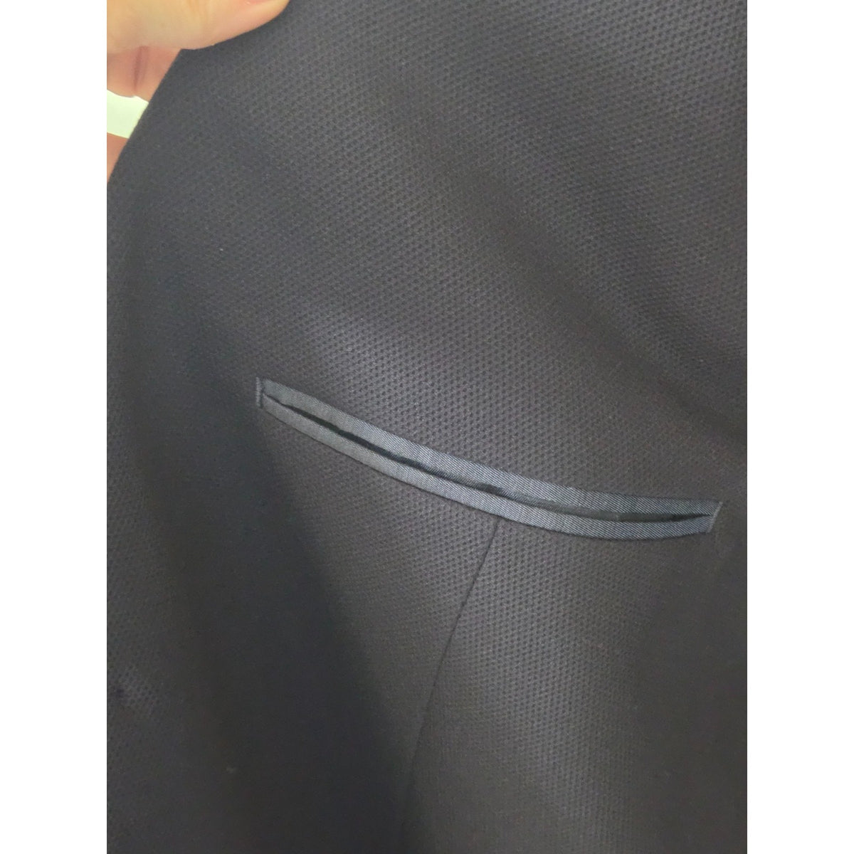 NWT Calvin Klein Slim Fit Navy Mesh Knit Member Blazer Sport Coat Jacket 48R