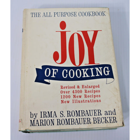 Vintage 1973 Joy Of Cooking- Irma S. Rombauer & Marion R. Becker HC/ DJ Illustr.