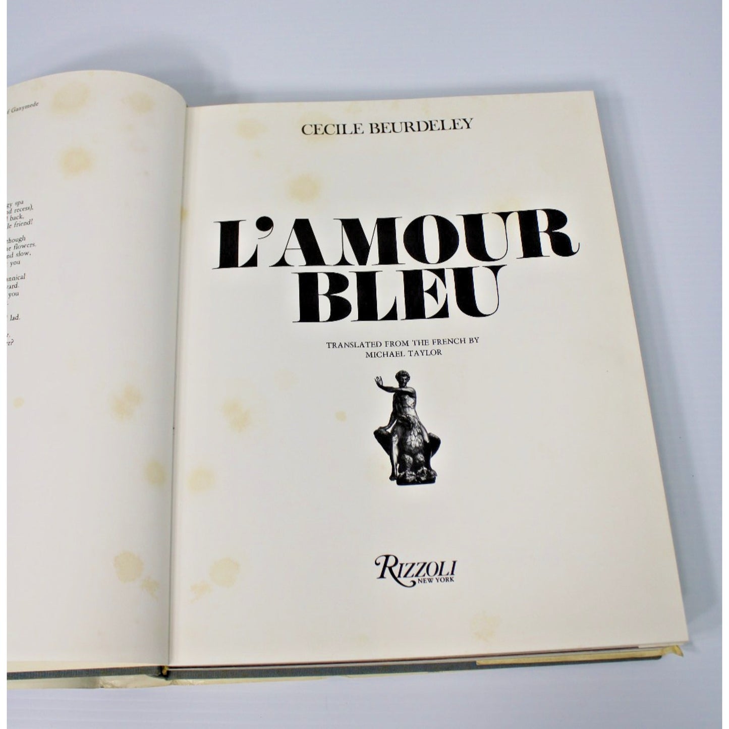 L'Amour Bleu- Cecile Beurdeley- RARE LGBTQ Art History Collectible 1st Edition