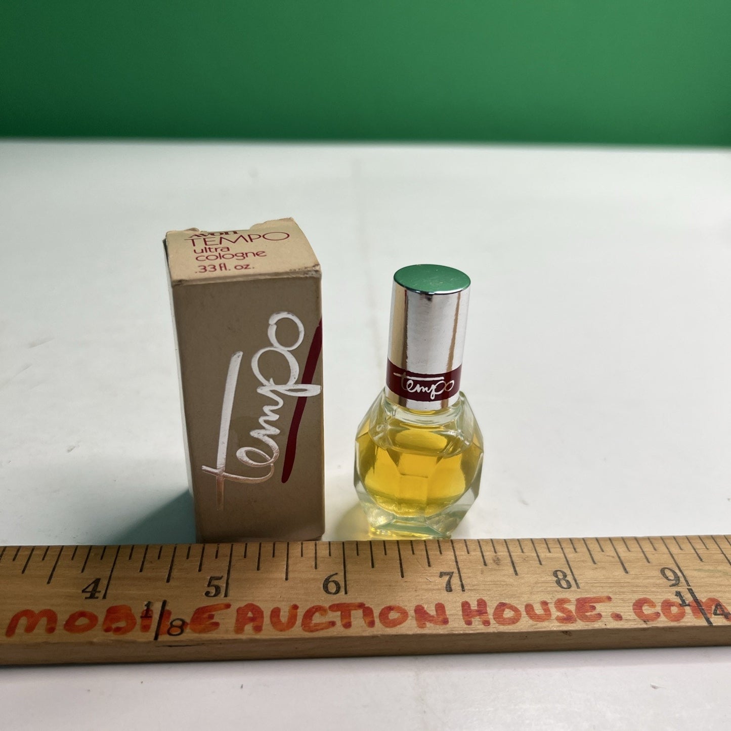 Vintage Avon "TEMPO" Ultra Cologne FULL .33 oz. NEW IN BOX NOS