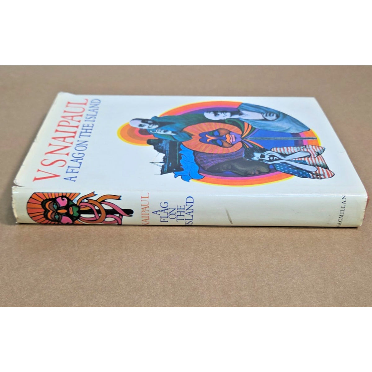 V.S. Naipaul: A Flag on the Island - 1st US Edition 1967 Macmillan Nobel Author