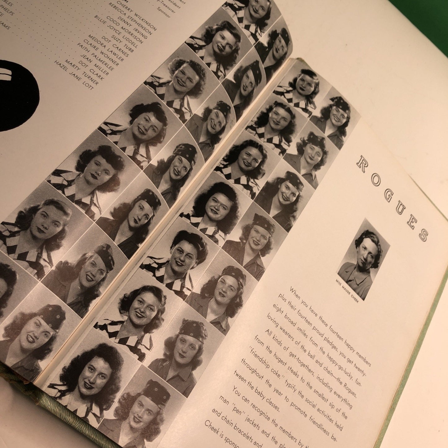 1945 MEH LADY YEARBOOK Mississippi State College For Women MSCW Columbus MS