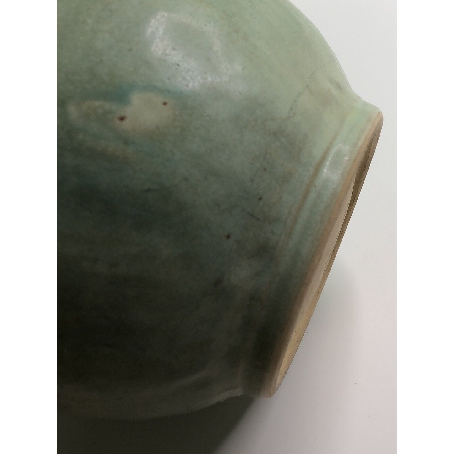 Vintage JIM POTMESIL ART STUDIO POTTERY VASE Baldwin County AL Alabama SIGNED