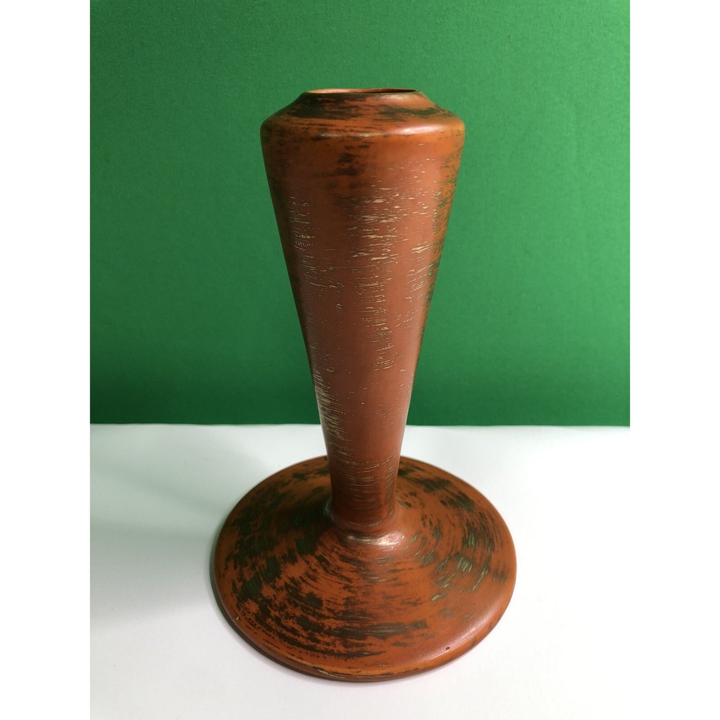 MCM Freeman McFarlin Originals POTTERY VASE Orange Gold El Monte California