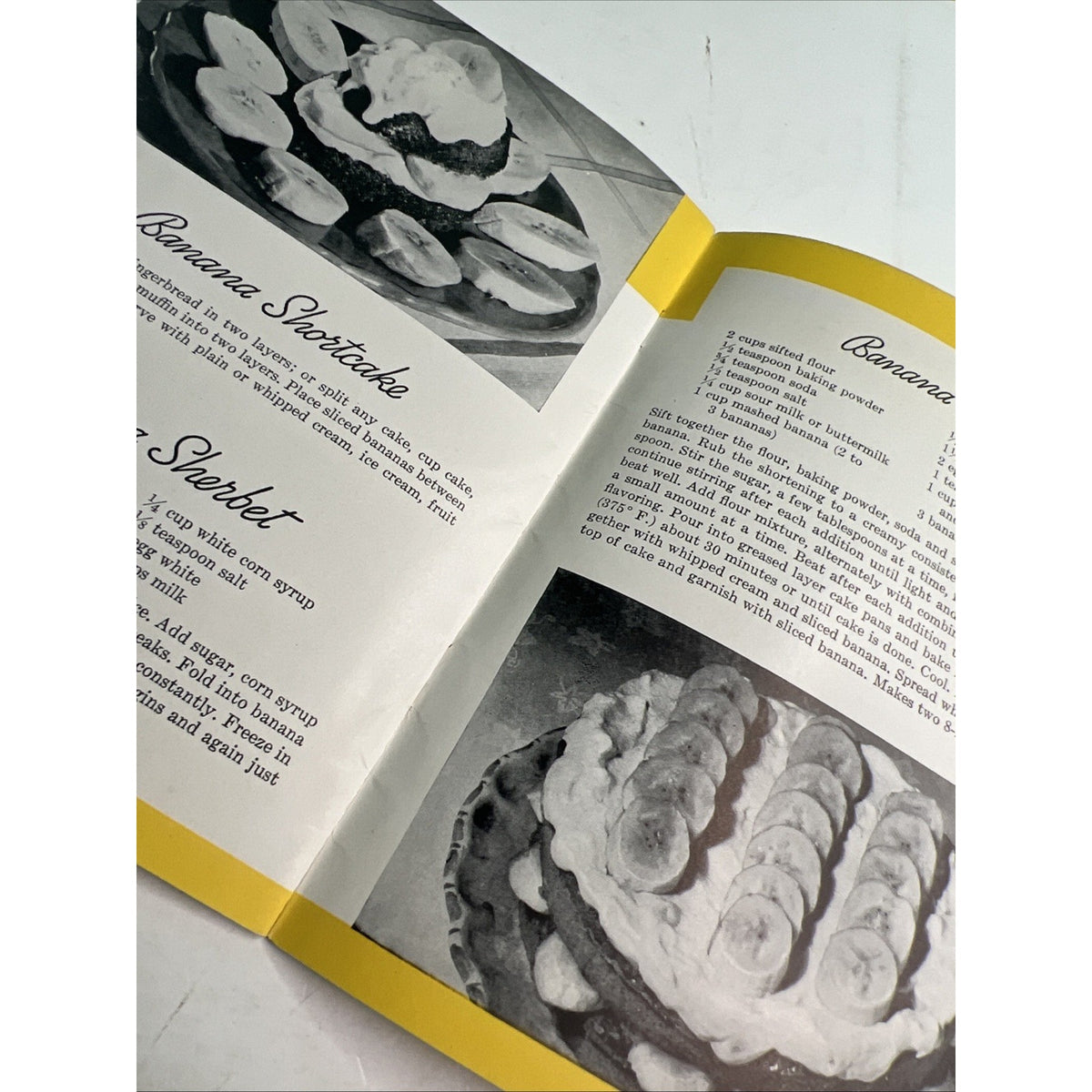 Vintage Mid Century Fruit Dispatch Co BANANAS TAKE A BOW Recipe Guide Booklet