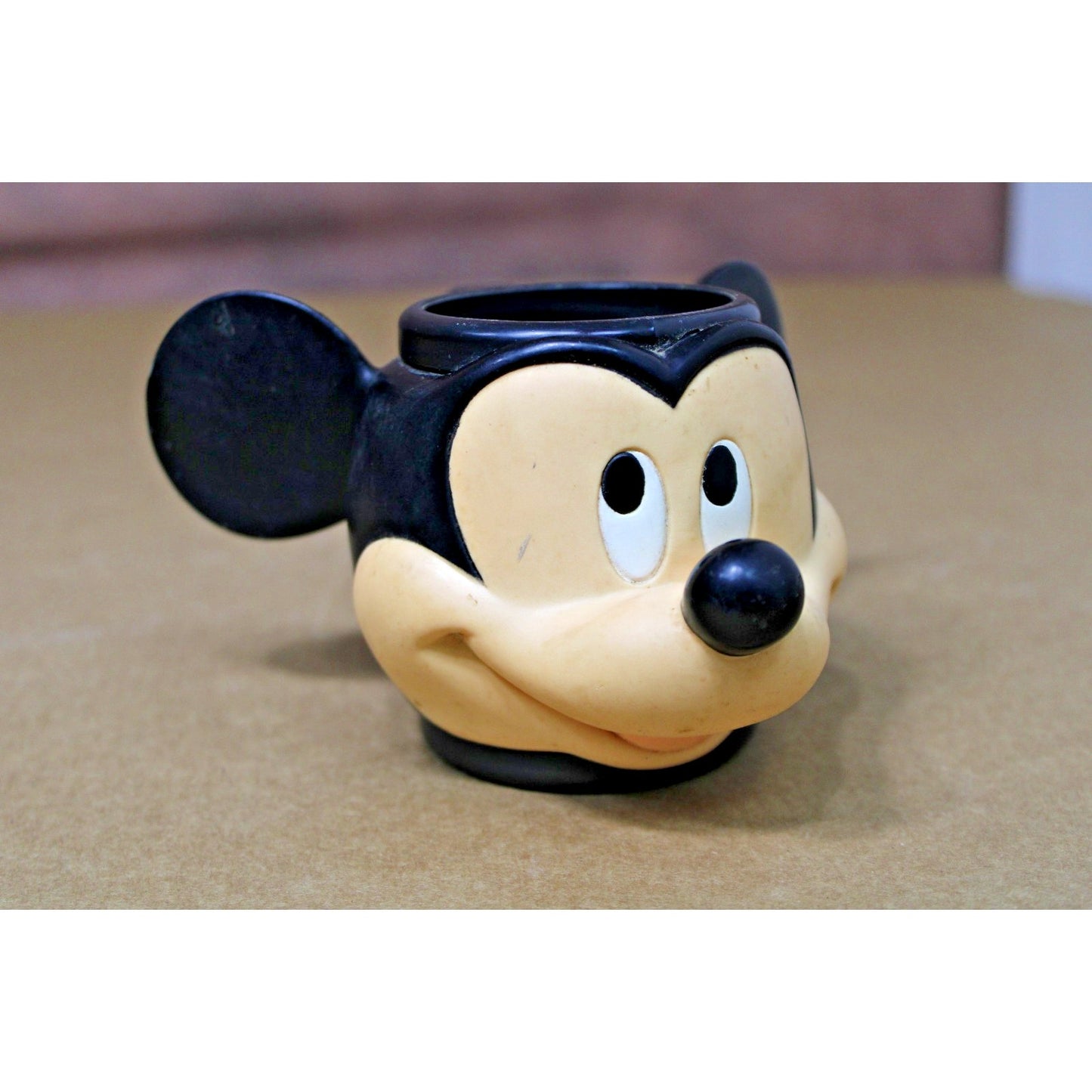 Vintage Disney Mickey Mouse Mug/ Cup, Retro 3-D Cute 1980s Nostalgia, Applause