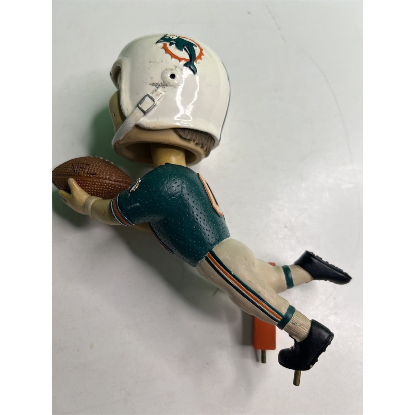 Vintage NFL Miami Dolphins Bobblehead Limited Edition COLLECTIBLE Stand Missing