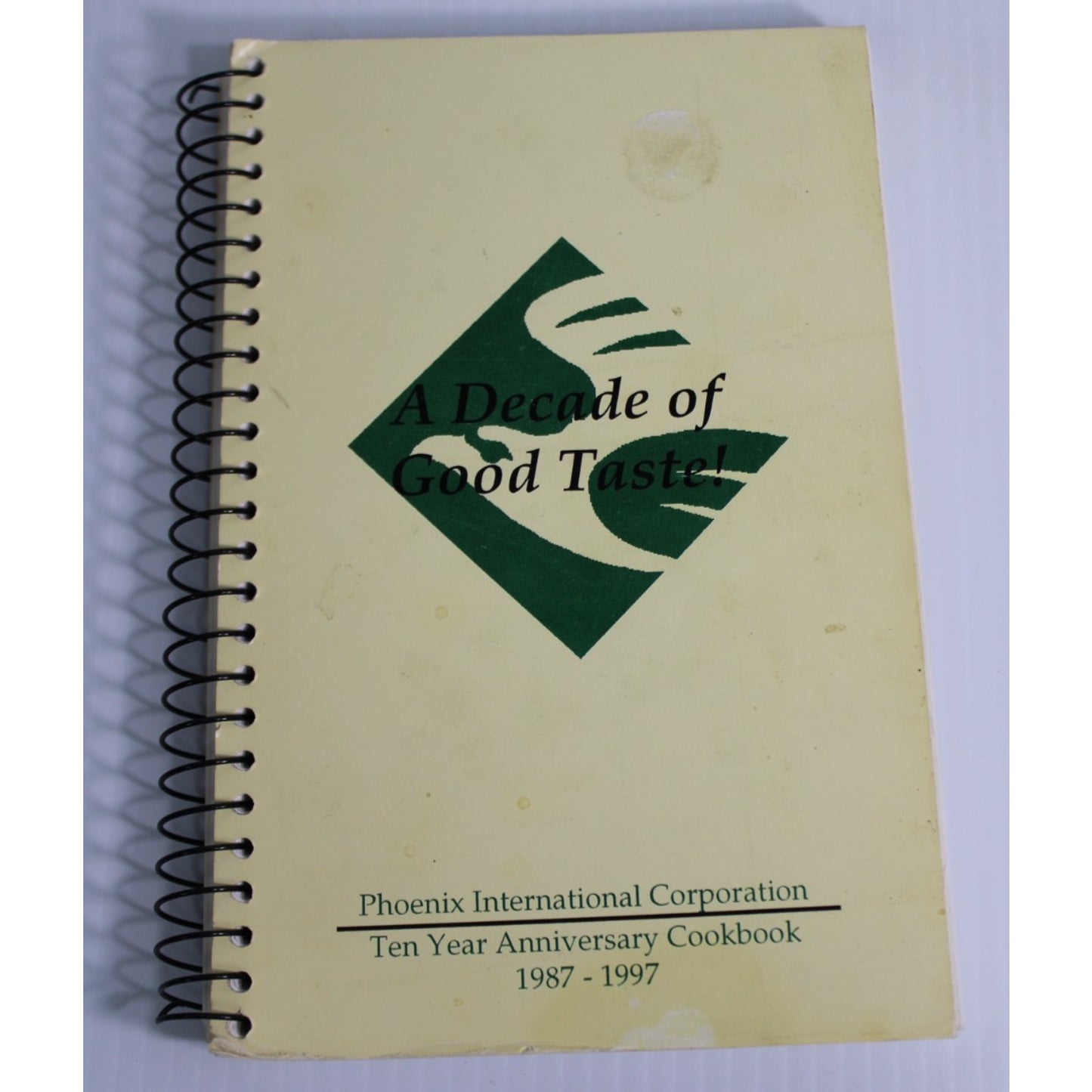 Vintage 1997 Phoenix Cookbook Phoenix International Fargo ND 10 Year Anniversary