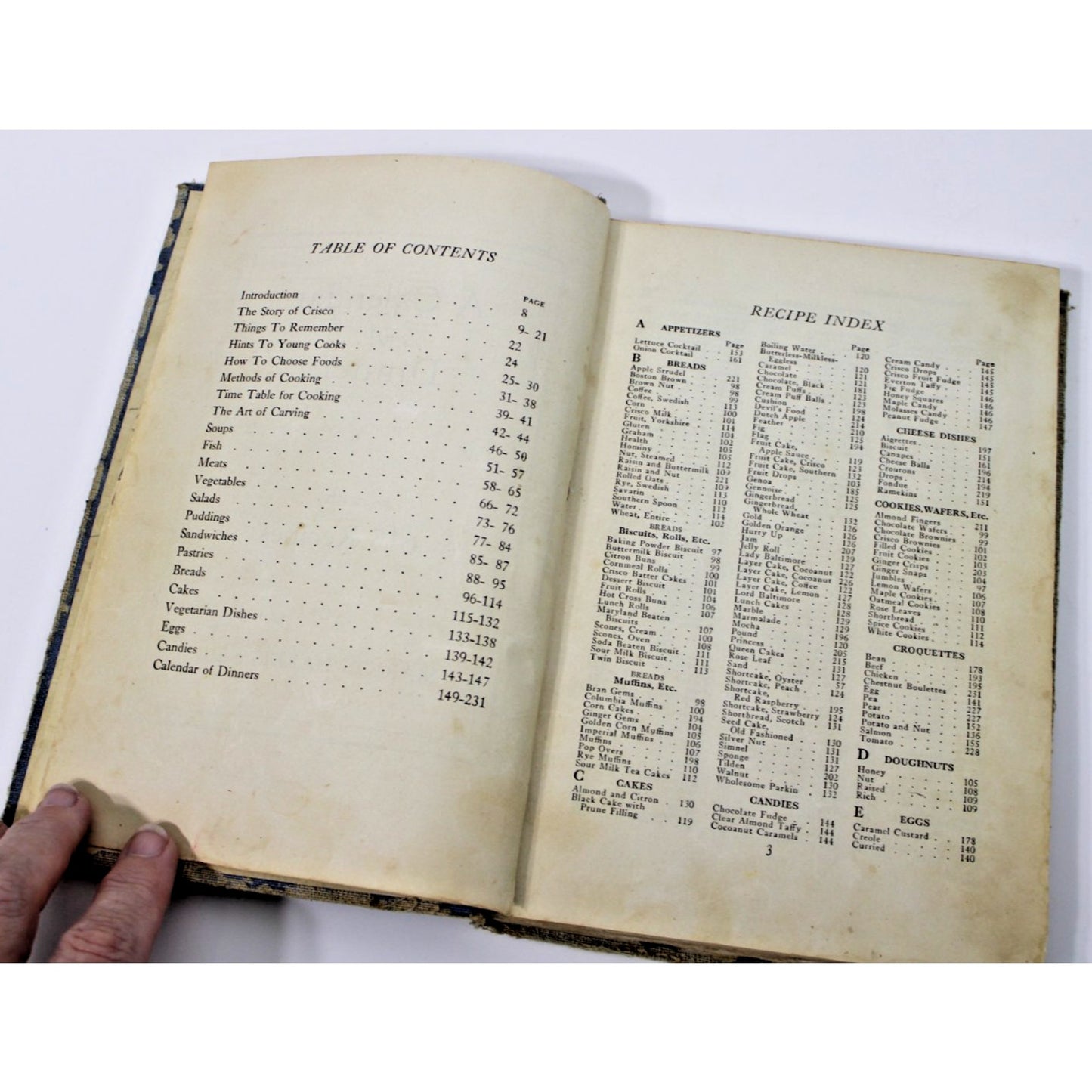 1925 A Calendar of Dinners- Marion Harris Neil- 615 Recipes, Crisco 24th Ed.