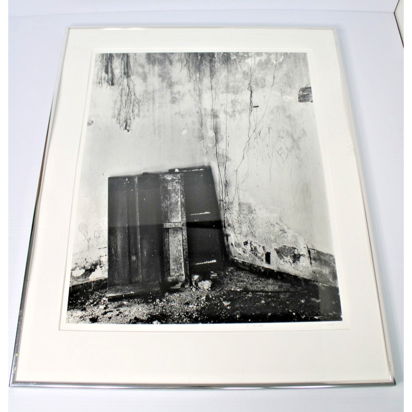 Silver Gelatin Photo Hand Signed, Russell Goodloe 1995 Mobile AL Abandoned Space
