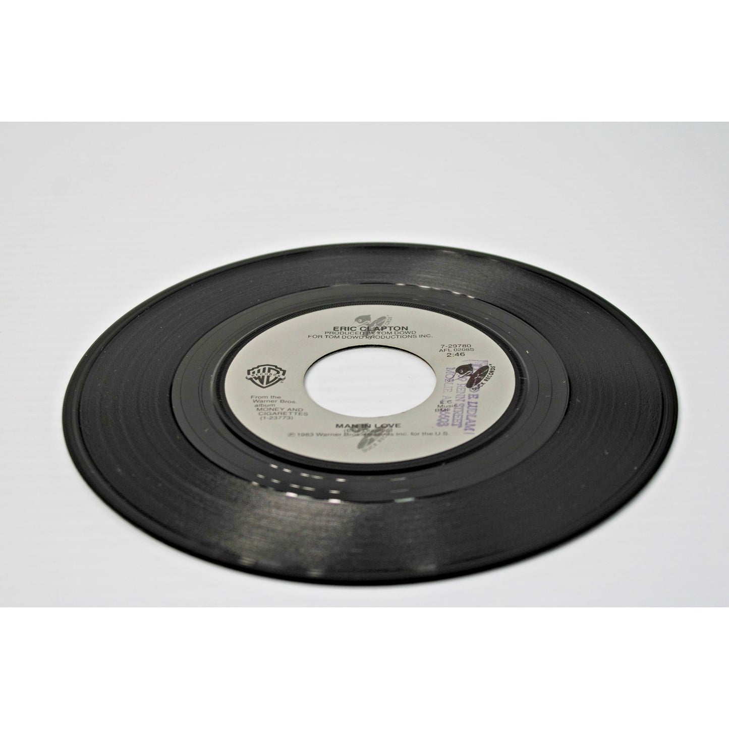 Eric Clapton- 7" 45 RPM Single- I've Got A Rock N Roll Heart, Man In Love, VG+