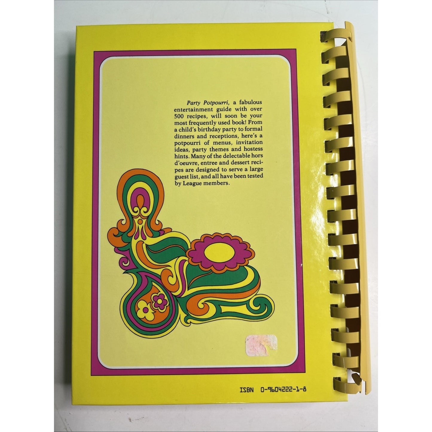 Party Potpourri Cookbook Junior League Memphis Tennessee 1994 9th Edition