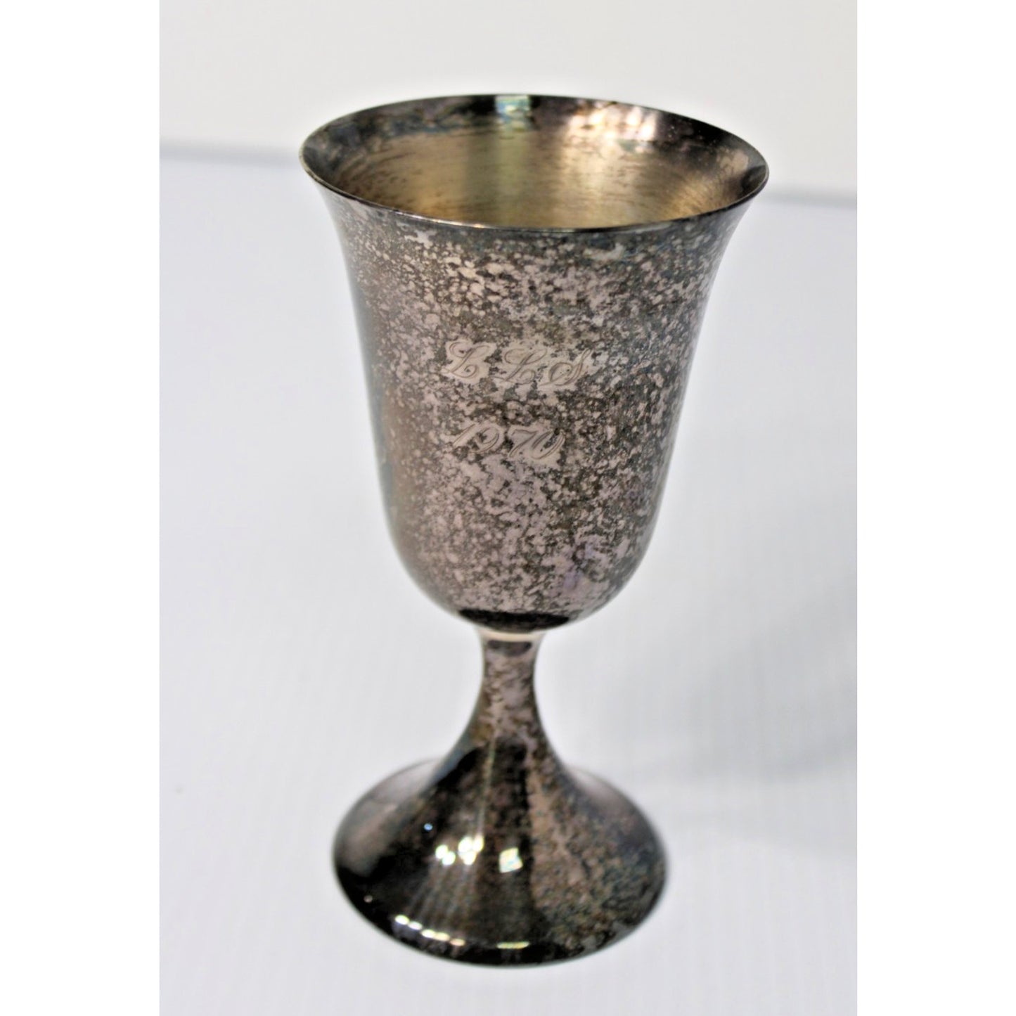 Vintage Silverplate Mobile, Alabama Mardi Gras Goblet Chalice Toasting Cup- 6"H