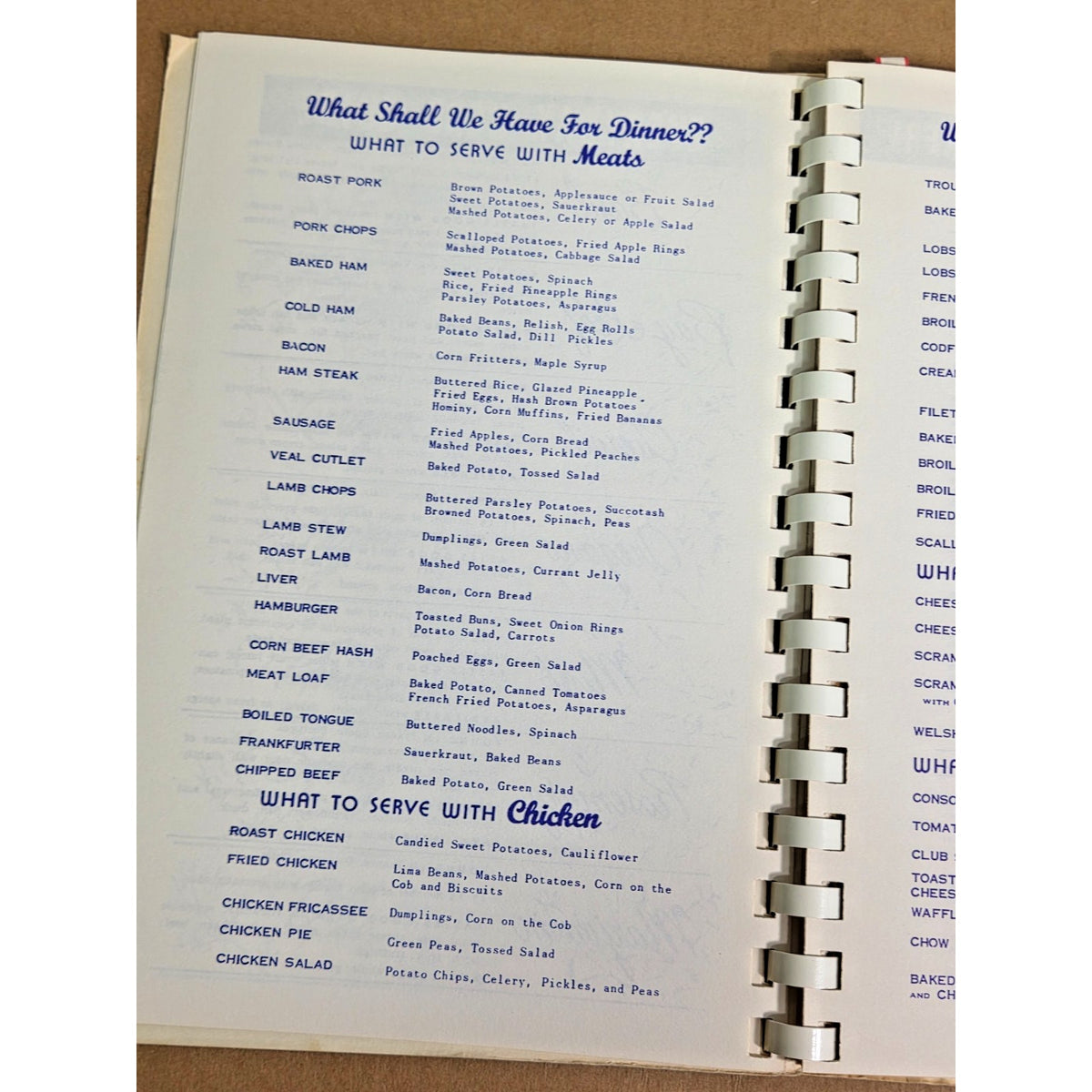 Vintage 1970s Community Cookbook St. Michael's Catholic Church - Spiral Bound