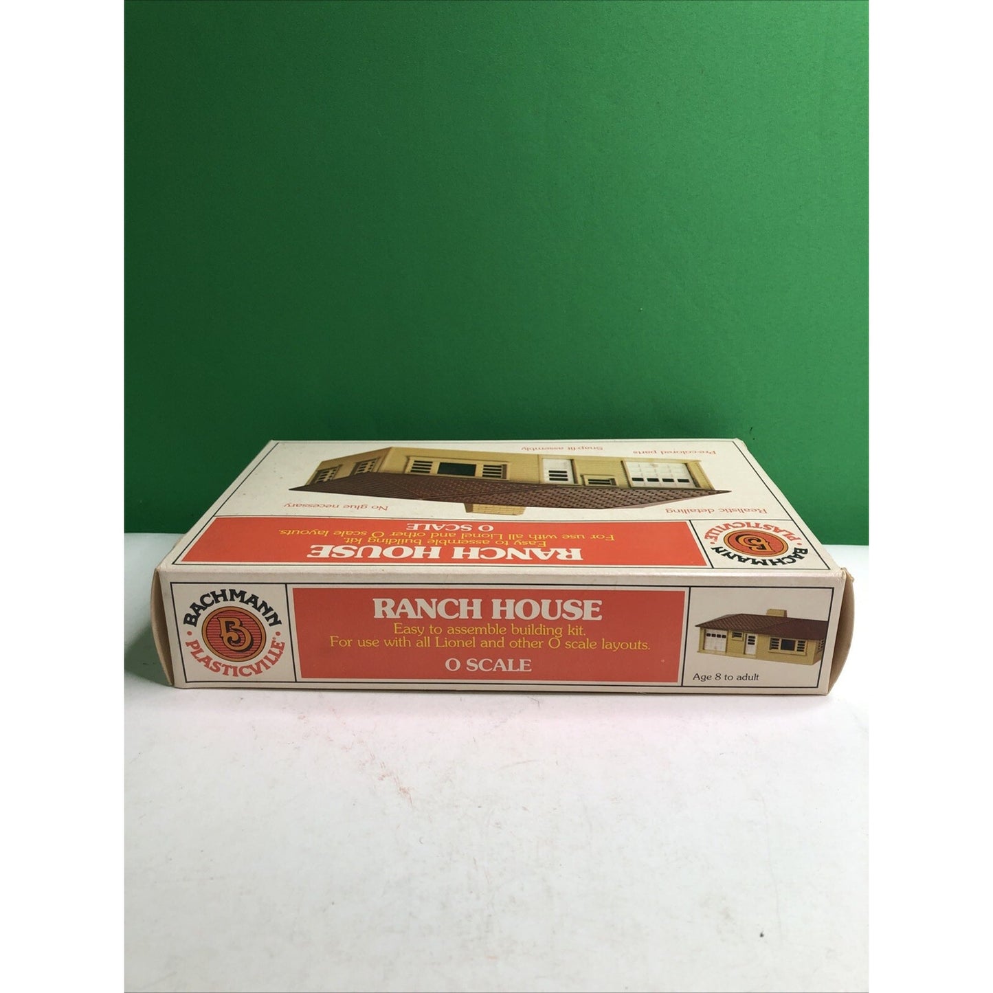 Bachmann Plasticville O Scale #1934 Ranch House Snap Fit Kit Train Lionel