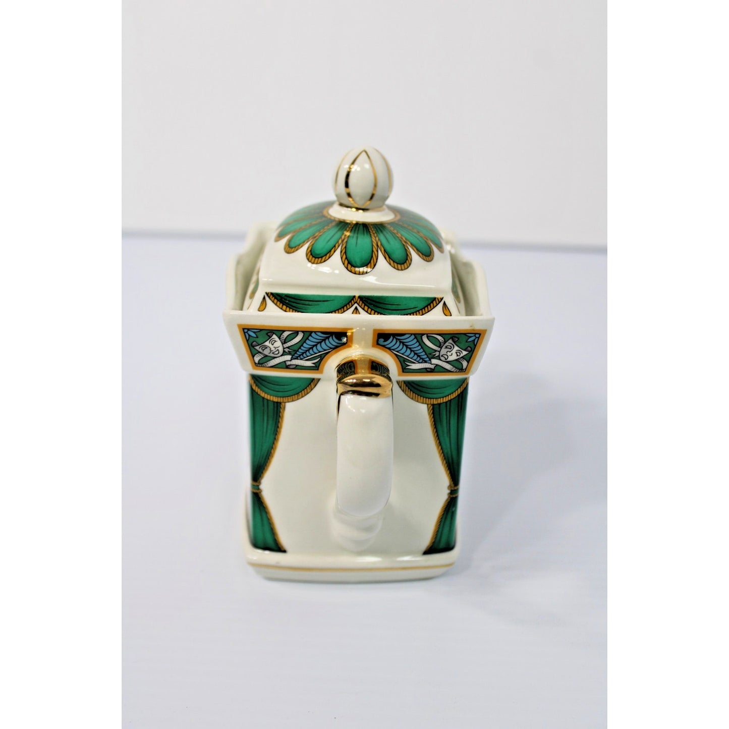 Vintage James Sadler Staffordshire England Teapot, "Hamlet" Shakespeare Series