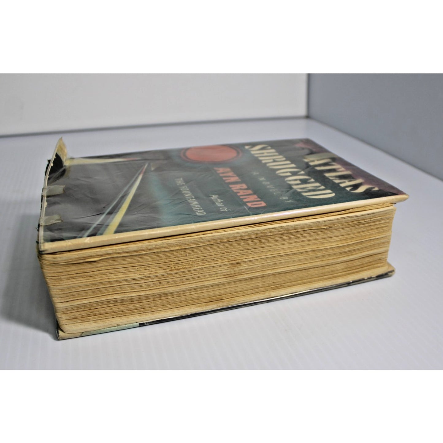 1957 Ayn Rand- Atlas Shrugged 1st Ed/6th Printing Dust Jacket Ex Library US Army
