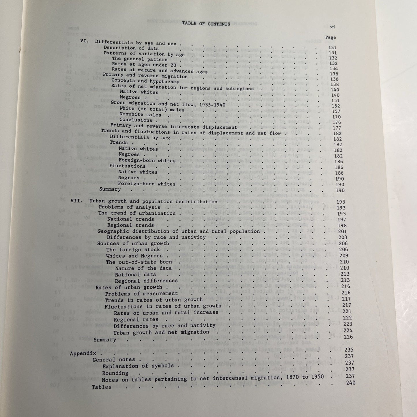 1964 HC DJ Population Redistribution Economic Growth US 1870-1950 Eldridge Thoma