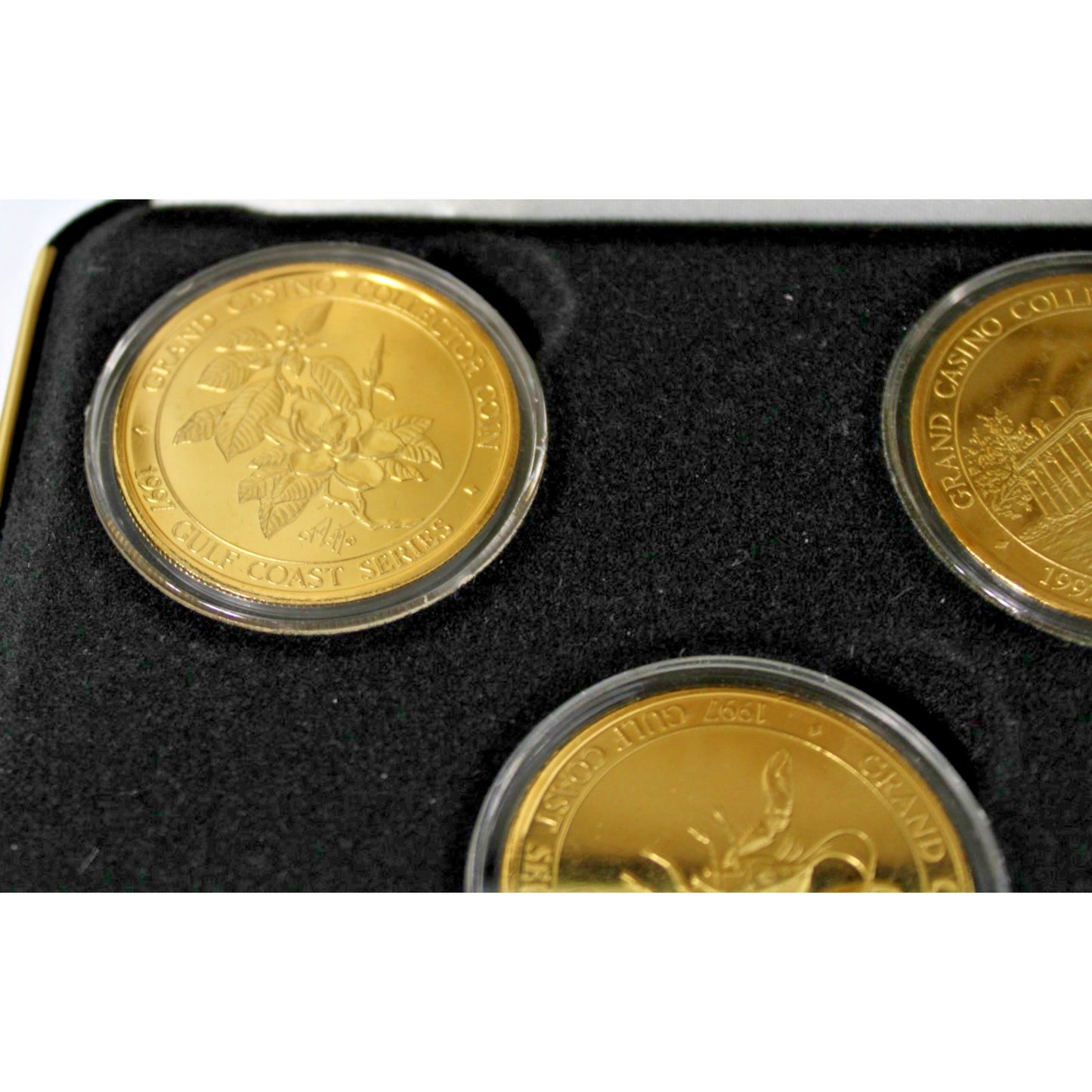 Vintage 1997 Grand Casino Gulf Coast Series Collector Coin Set Limited Edition