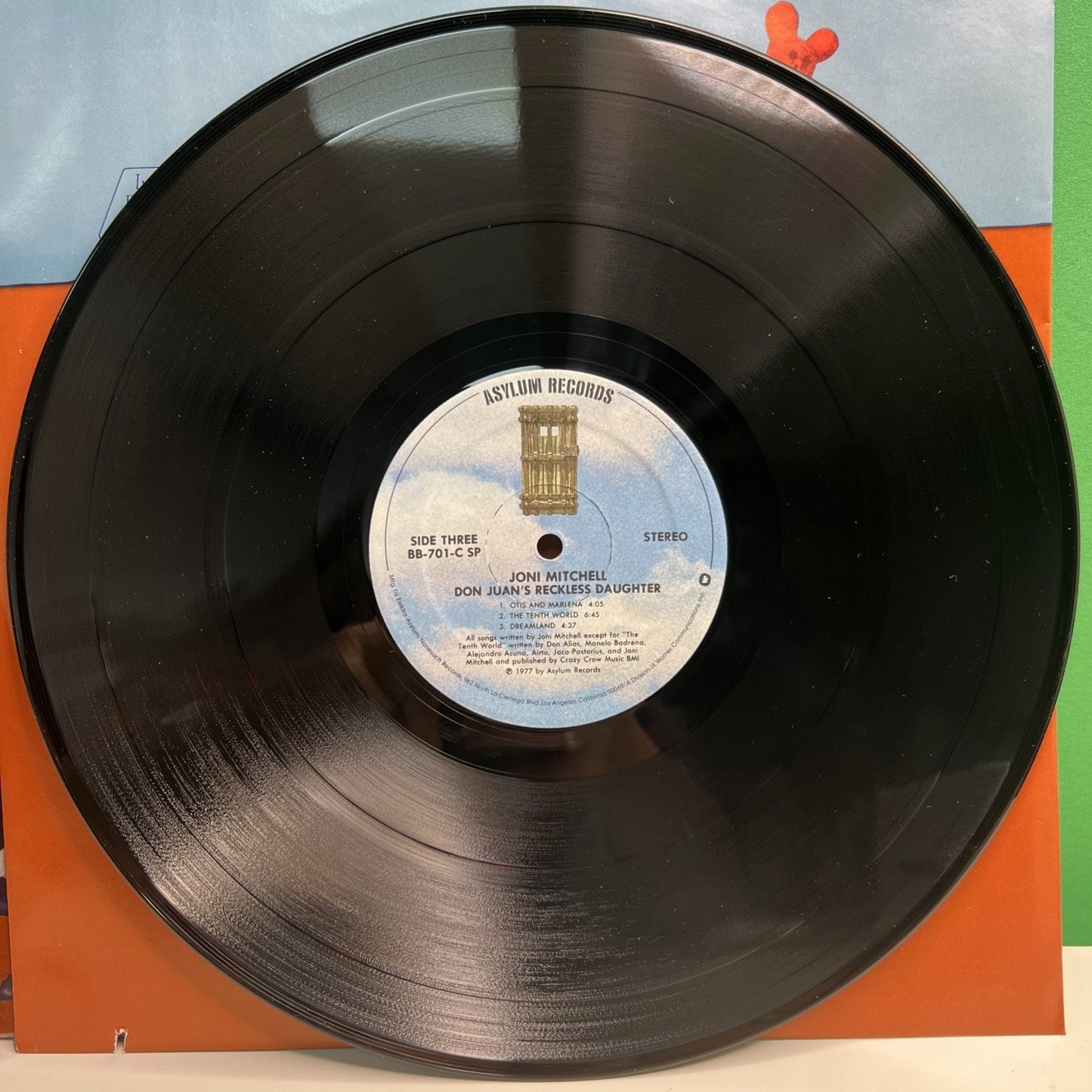 1977 Joni Mitchell Don Juan's Reckless Daughter Asylum BB-701 Vinyl 2 Records LP