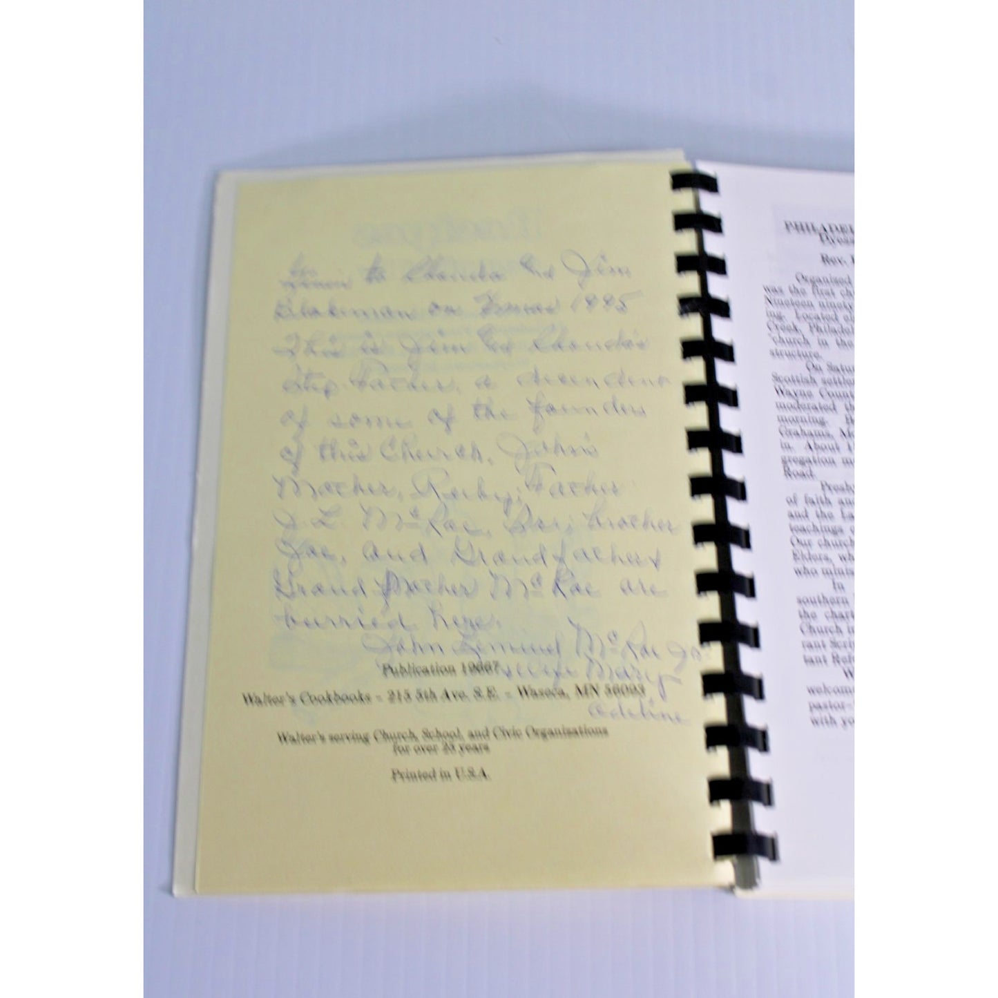 Favorite Recipes of Philadelphus Presbyterian Church of Waynesboro, Mississippi