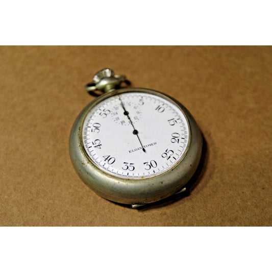 Vintage WWII "Elgin Timer" Service Stopwatch, Used by US Military, Works!