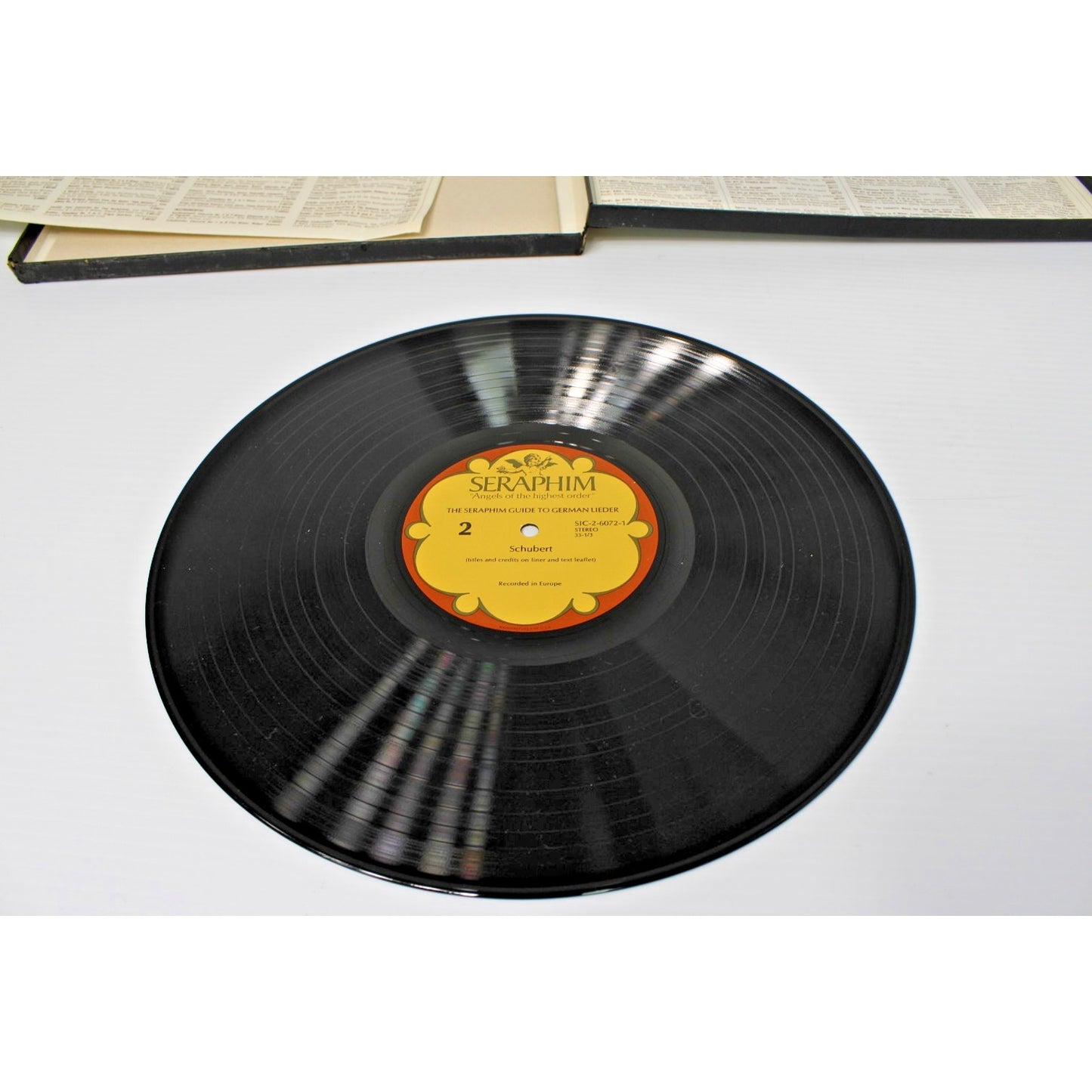 The Seraphim Guide To German Lieder 3 LP Vinyl Box Set SIC-6072, 1971- EX!