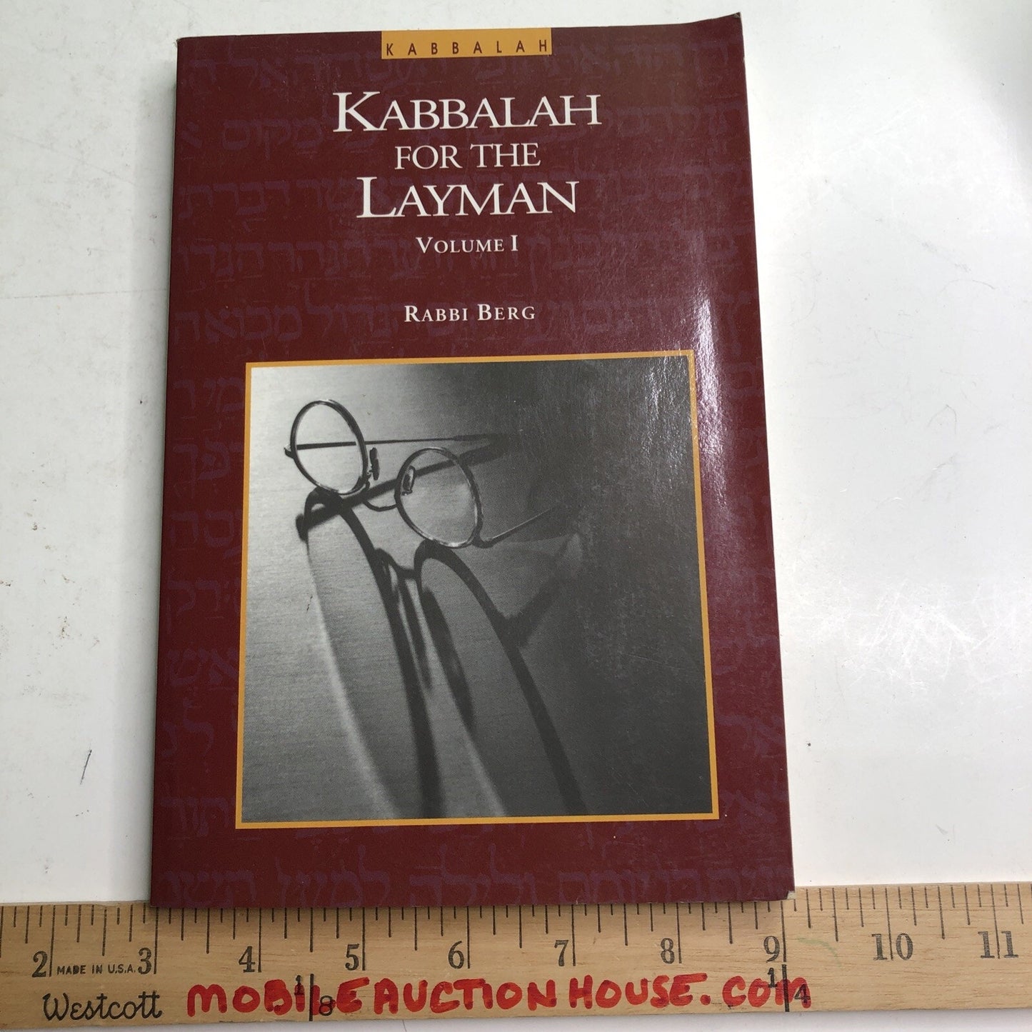 Kabbalah for the Layman Volume 1 by Rabbi Berg 1995 Printing Paperback Judaism