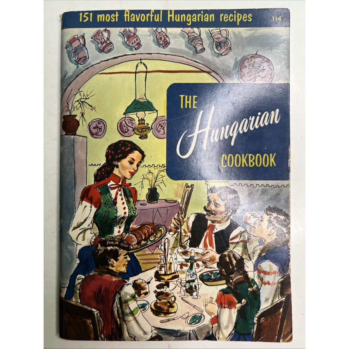 The Hungarian Cookbook European Cuisine Recipes Illustrated Paperback Book 1955