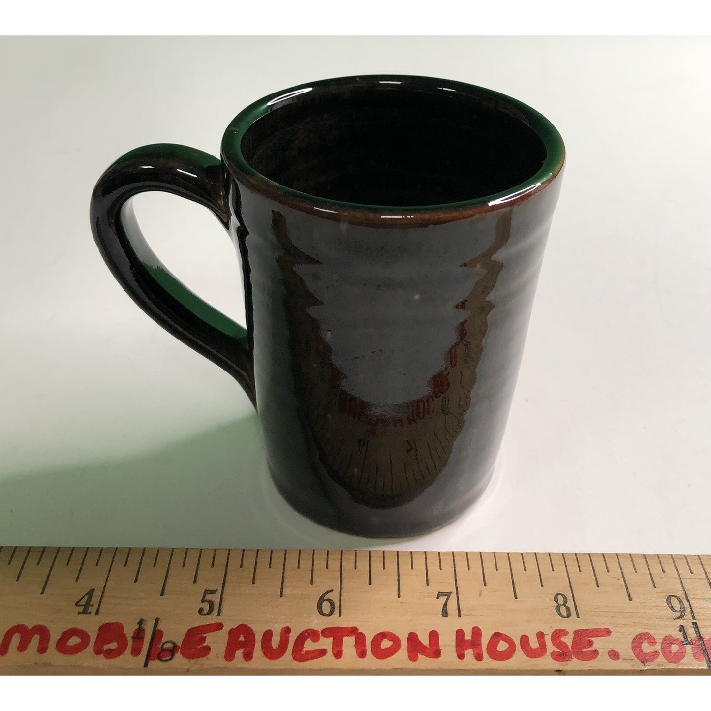 Rare 1956 Pinewood Pottery CUP MUG By EDITH HARWELL Fairhope AL Alabama OOAK
