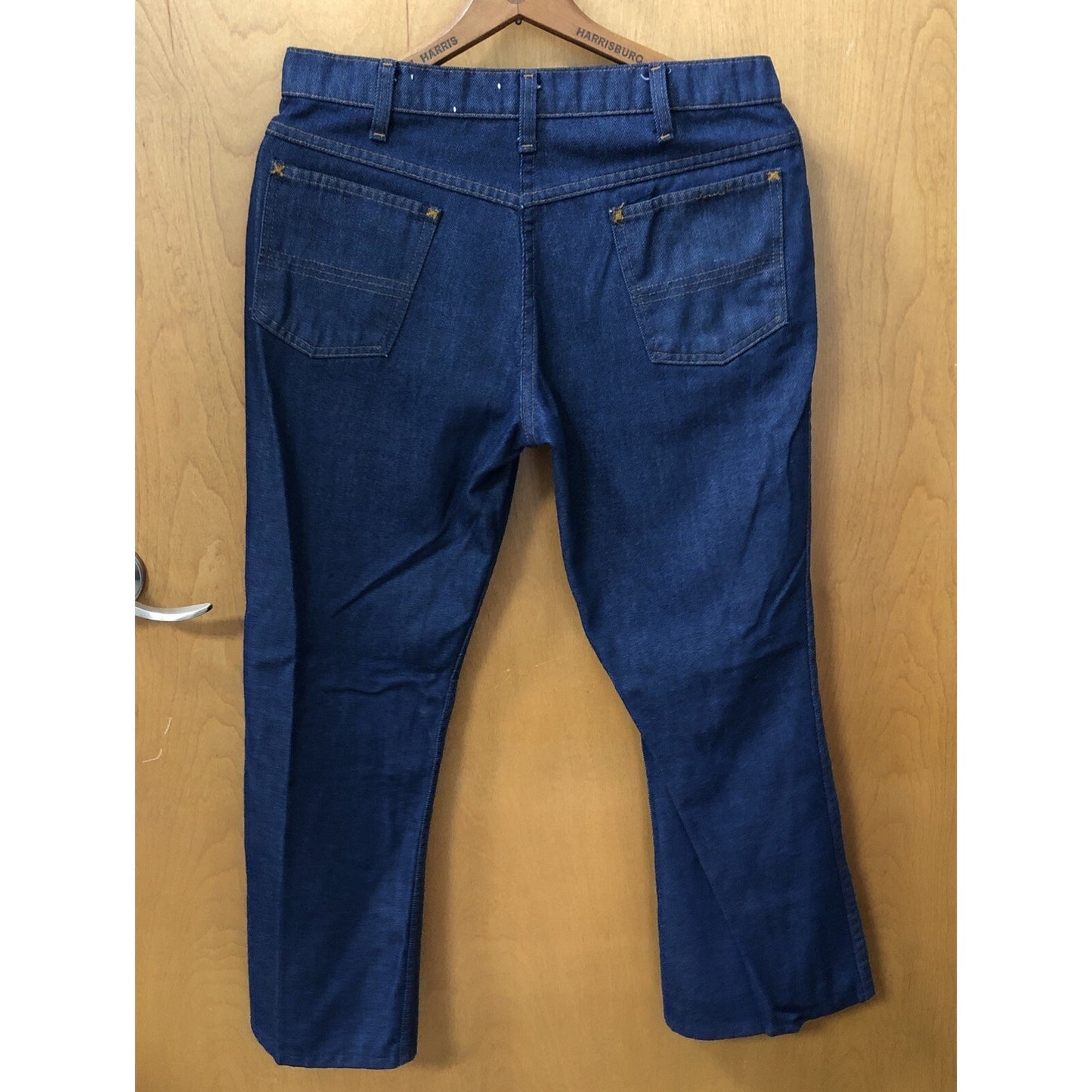 Vintage JC Penney Denim Jeans Size 16 Husky Boot Cut 30x34 Pants 25 Inch Inseam