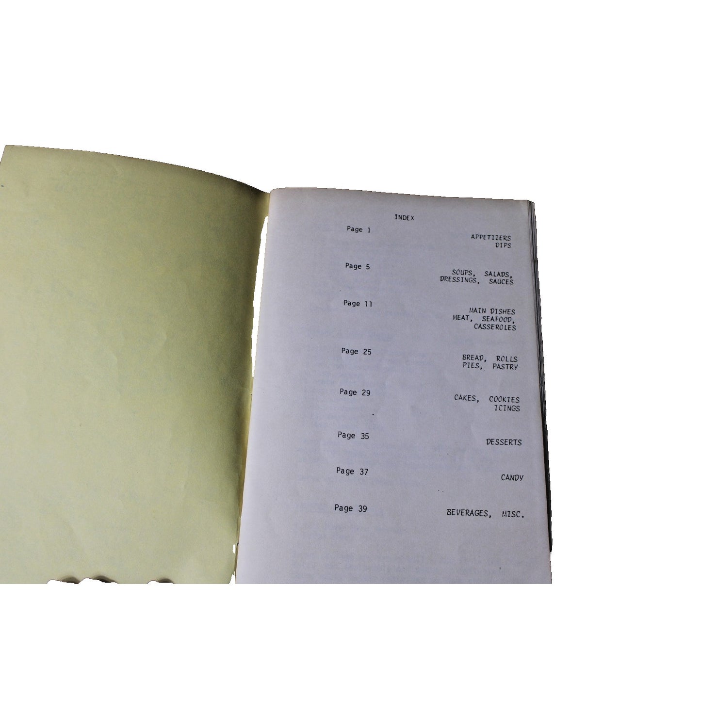 Mobile, Alabama Locally Circulated Cookbook, "Potluck"