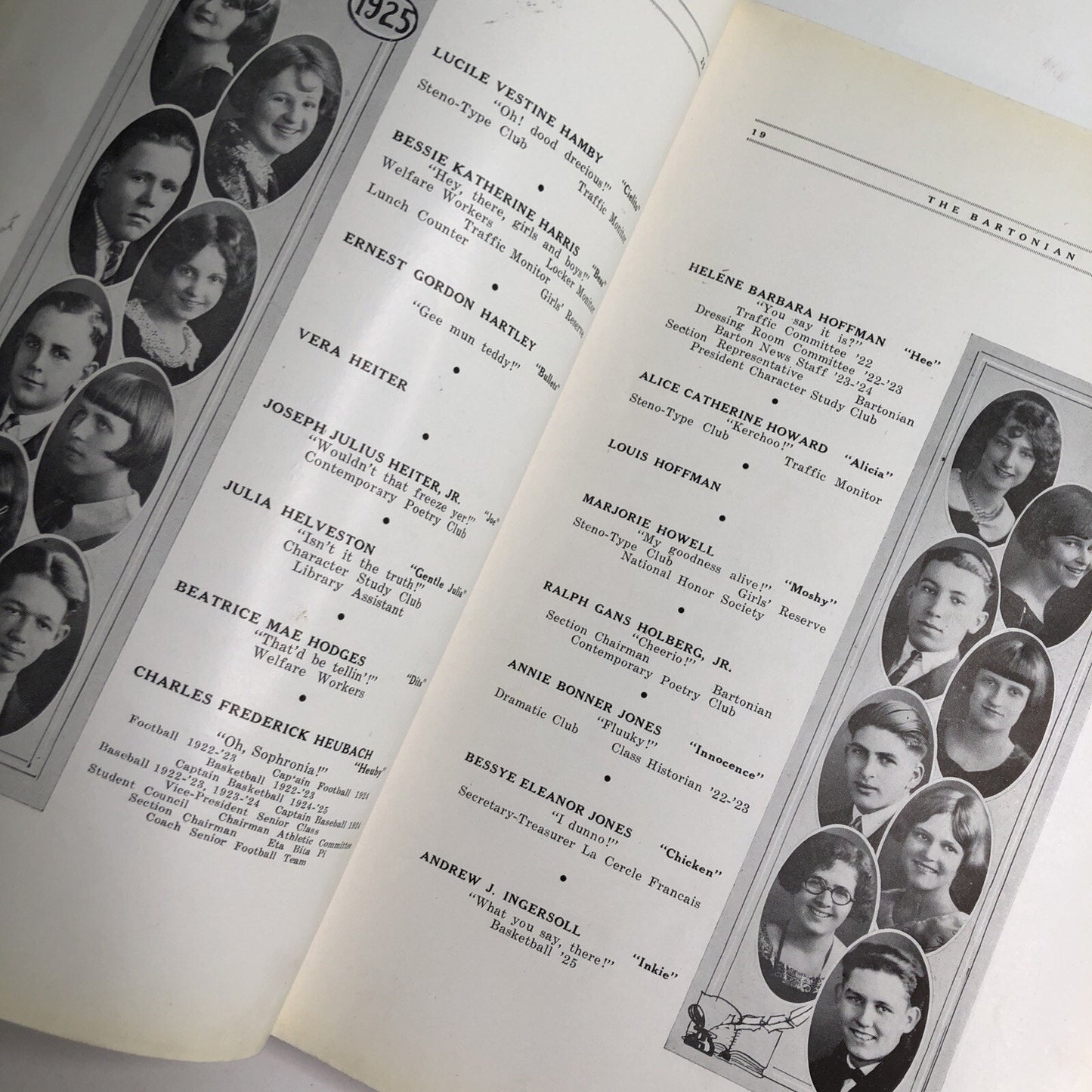 1925 BARTONIAN Yearbook Mobile High School Alabama Local History Barton Academy