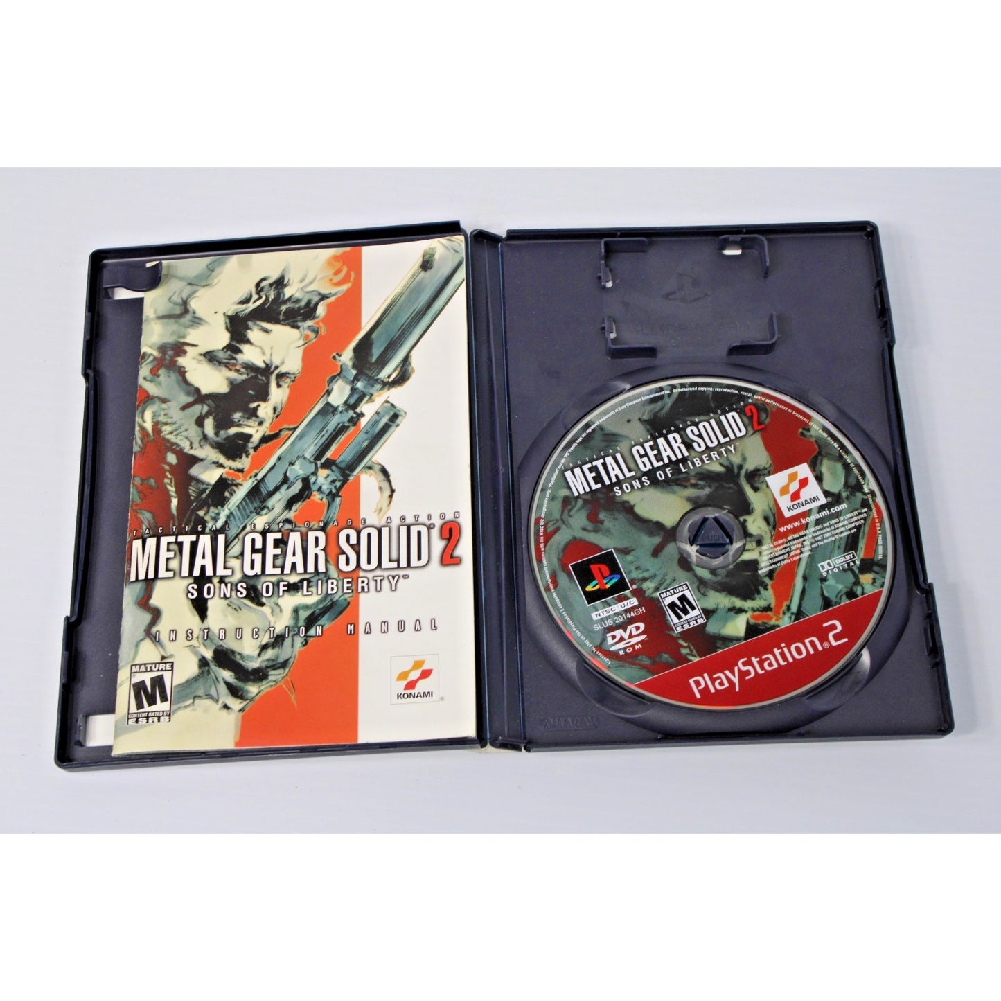 Metal Gear Solid 2: Sons of Liberty- PlayStation 2 PS2 Complete In Box CIB