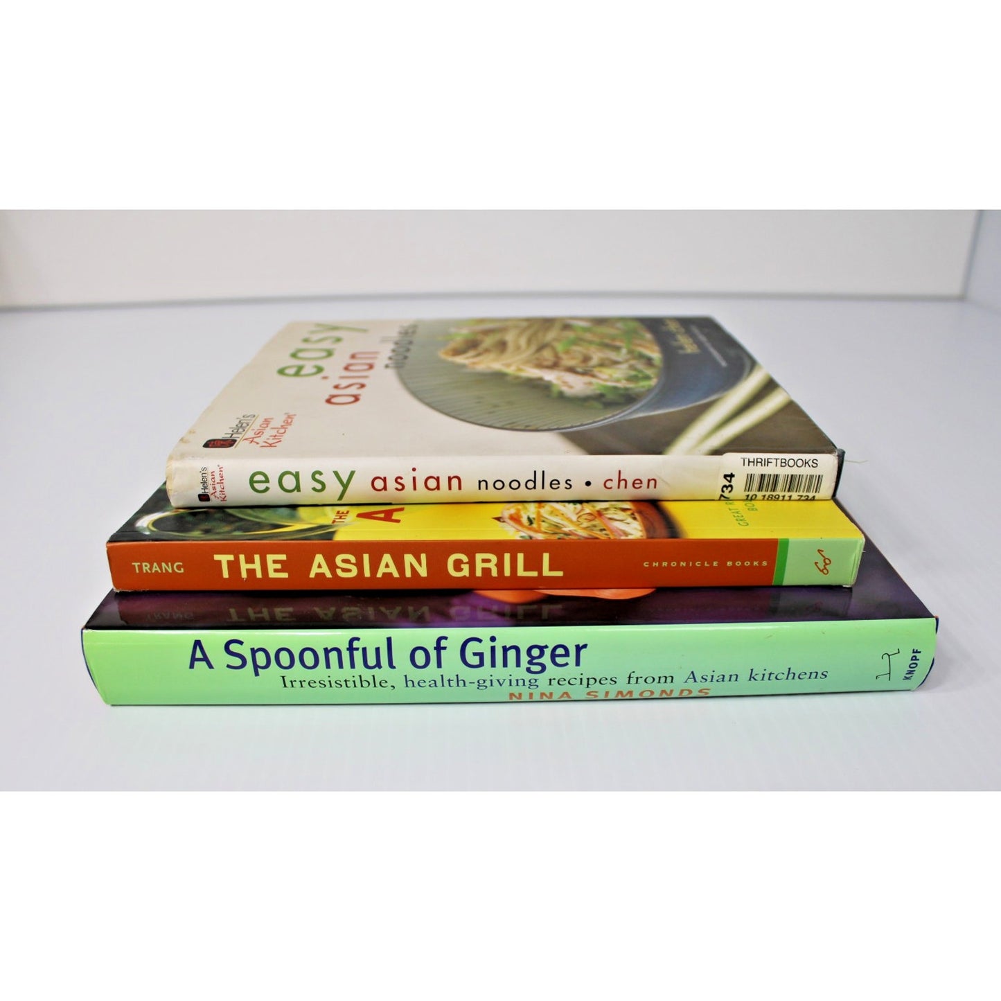 Bundle: Lot of 3 Asian Cooking Cookbooks, Healthy Recipes, Traditional Meals